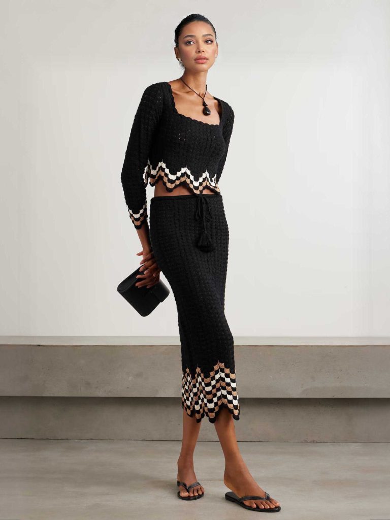 Crochet Midi Dress