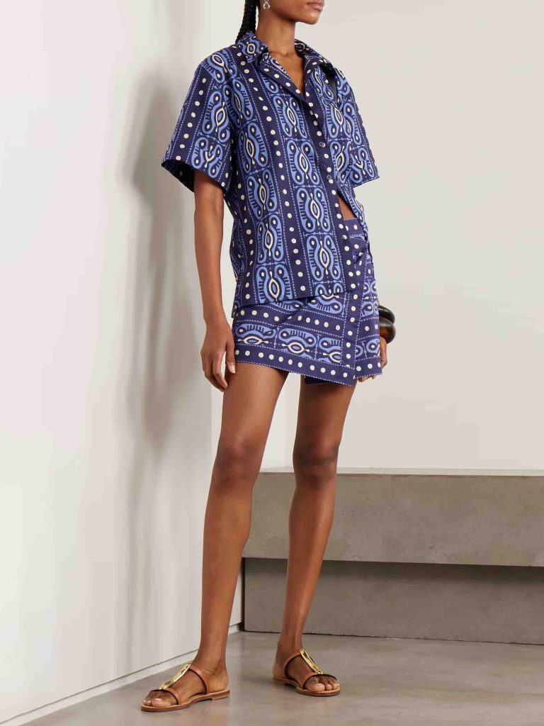 Printed Casual Two-Piece Set
