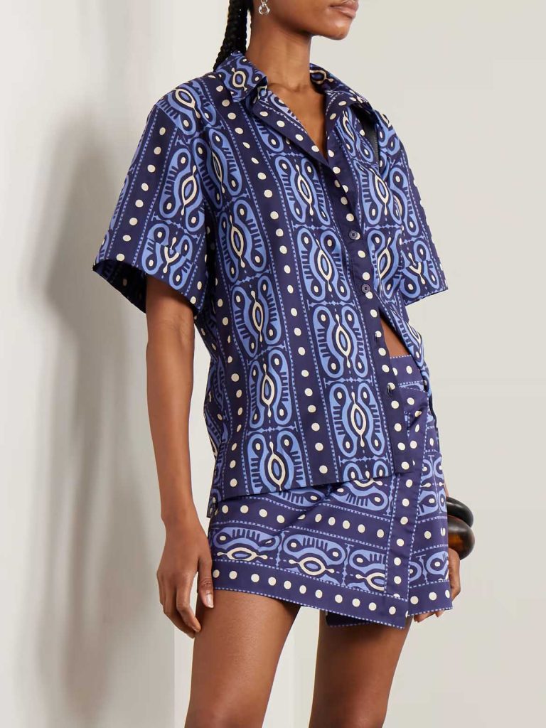 Printed Casual Two-Piece Set