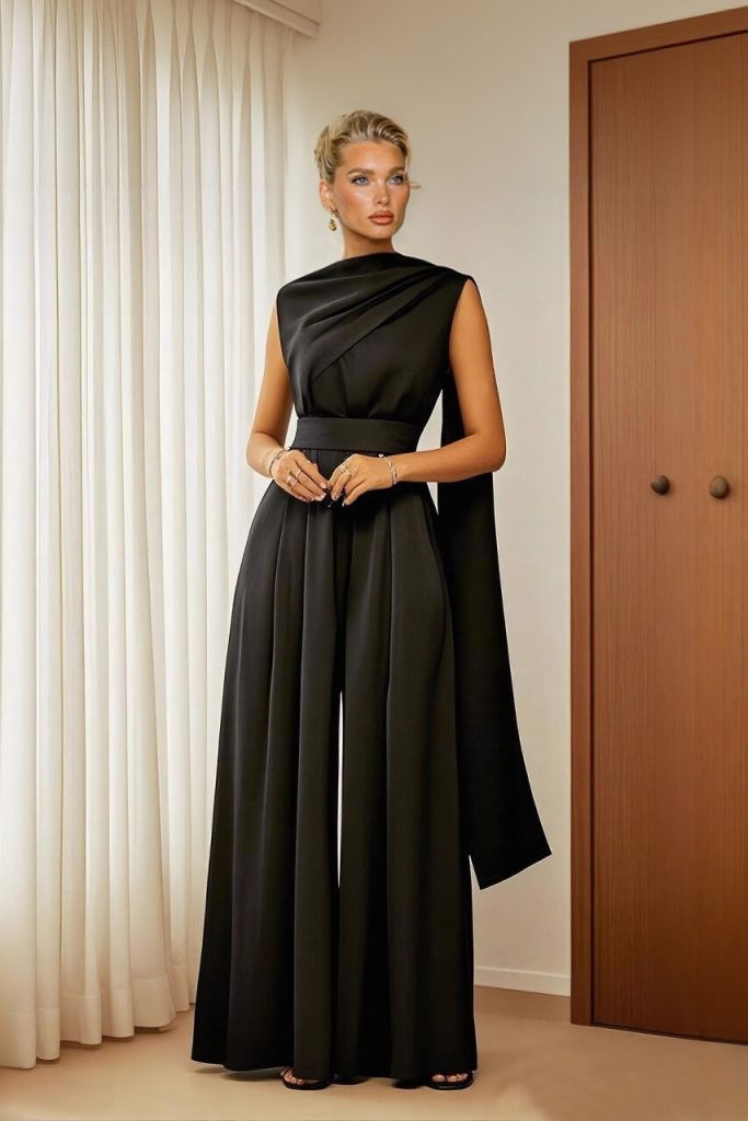 Wide-Leg Loose Fit Jumpsuit